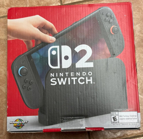Nintendo Switch 2 Console System in Box with Mario Kart World - New