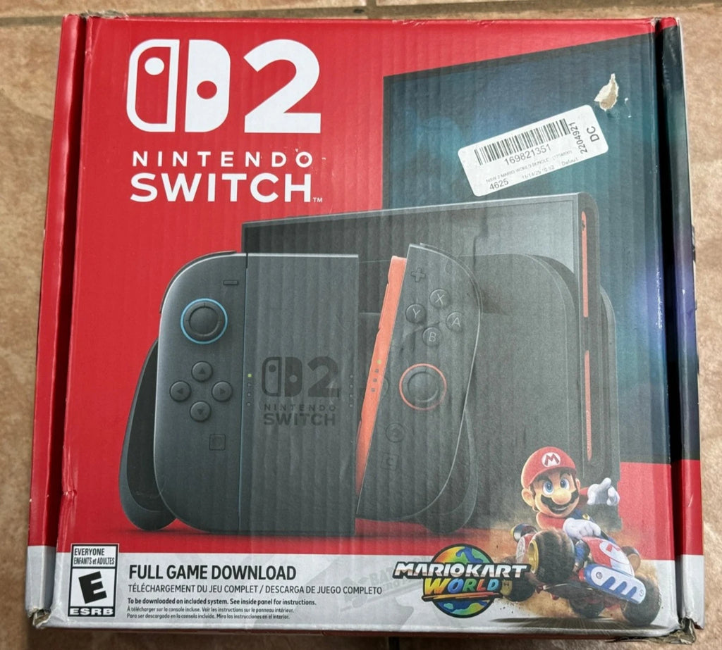 Nintendo Switch 2 Console System in Box with Mario Kart World - New